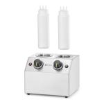 Chauffe-sauce - 1,3 L - H 27,5 x L 27,2 x P 25,8 - acier inoxydable - Hendi H201725 €179.50 Chauffe-sauce / chocolat