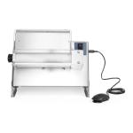 Rouleau à pâtisserie électrique - acier inoxydable - 230V - 250W - Hendi H226599 €895.00 Rouleaux à pizza