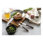 Fourchette à steak - manche en bois - acier inoxydable - Profi Line - Hendi H783078 €7.50 Fourchettes à steak