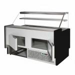 Koeltoonbank Vigo Smal - Rechte Ruit - B 150 CM - 230V - Zwart - Tecnodom VIGO78N150VVD9005 €1,799.00 Koeltoonbanken