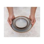 Bol - 4 pièces - 65 CL - Gris - Porcelaine - Olympia FU190 €98.99 Bols