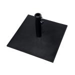 Pied de parasol - 25 kg - Noir - Acier thermolaqué - H 30 x L 50 x l 50 cm - G-Line HW-141020 €79.00 Parasols de restauration