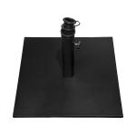 Pied de parasol - 25 kg - Noir - Acier thermolaqué - H 30 x L 50 x l 50 cm - G-Line HW-141020 €79.00 Parasols de restauration