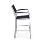 Tabouret de bar de terrasse Moon Super - Anthracite - Textilène/Aluminium - G-Line HW-44531 €99.95 Tabourets de terrasse