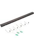 Aimant pour couteaux - 6 crochets - Noir - L 60 cm - G-Line 73916 €10.95 Aimants pour couteaux