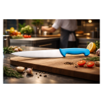 Couteau de chef - HACCP - Manche bleu - L 21 CM - G-Line 77006 €5.49 Couteaux