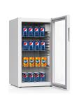 Mini-réfrigérateur - 80 litres - 1 porte - Porte vitrée - Réfrigération statique - Blanc - G-Line HW-61196 €229.00 Vitrine à boisson