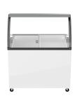 Vitrine à glaces - Porte vitrée - 5 bacs - 300 litres - Blanche - 230 V - G-Line 75700 €699.00 Vitrine à glaces