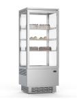 Vitrine réfrigérée - 1 porte - éclairage LED - 78 litres - inox - 230V - G-Line HW-058047 €599.00 Vitrine réfrigérée