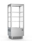 Vitrine réfrigérée - 1 porte - éclairage LED - 78 litres - inox - 230V - G-Line HW-058047 €599.00 Vitrine réfrigérée