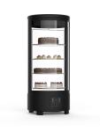 Gekoelde Gebaksvitrine - 1-Deurs - 4 Plateaus - 72 Liter - Zwart - RVS - 230V - G-Line HW-05641 €599.00 Gebaksvitrine