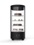 Gekoelde Gebaksvitrine - 1-Deurs - 4 Plateaus - 72 Liter - Zwart - RVS - 230V - G-Line HW-05641 €599.00 Gebaksvitrine