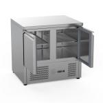 Etabli réfrigéré - 2 portes - 240 litres - inox - 230V - H 88 x L 90 x P 70 CM - G-Line HW-26273 €509.00 Établis réfrigérés