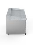 Etabli à pizza - 2 portes - 7 tiroirs - 580 L - inox - 230V - H 95 x L 202,5 x P 80 CM - G-Line 26268 €1,349.00 Établis à pizza