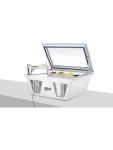 Set vitrine congélateur 77L - Inox - H 30,5 X 66,6 X 80,5 CM - Hendi - 233689 233689 €930.86 Vitrine en verre