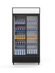 Réfrigérateur - 800 litres - 2 portes - Porte vitrée - Ventilé - Argent - G-Line HW-FC-LS88BH €899.00 Vitrine à boisson