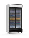 Réfrigérateur - 800 litres - 2 portes - Porte vitrée - Ventilé - Argent - G-Line HW-FC-LS88BH €899.00 Vitrine à boisson