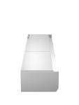 Gekoelde Opzetvitrine - 8 x 1/3 GN - RVS Opzet - 230V - B 180 CM - G-Line 26381 €399.00 Vitrine met rvs deksel