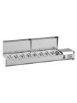 Vitrine réfrigérée - 9 x 1/3 GN - Dessus inox - 230V - L 200 CM - G-Line 26304 €409.00 Vitrine avec couvercle en acier inoxydable