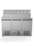 Saladette - 3 portes - 392 litres - Inox - 230 V - H 97 x L 136,5 x P 70 cm - G-Line 26282 €899.00 Saladette