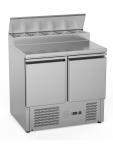 Saladette - 2 portes - 240 litres - Inox - 230 V - H 97 x L 90 x P 70 cm - G-Line 26280 €599.00 Saladette