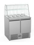 Saladette - 2-Deurs - 240 Liter - RVS - 230V - H 85 x B 90 x D 70 CM - G-Line 26294 €699.00 Saladette
