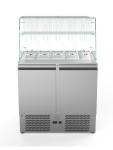 Saladette - 2-Deurs - 240 Liter - RVS - 230V - H 85 x B 90 x D 70 CM - G-Line 26294 €699.00 Saladette