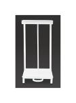 Support sac poubelle - H 88 x 43 x 33 CM - Acier - Jantex - L548 L548 €52.66 Poubelles
