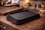 Plateau - Antidérapant - Noir - L 46 x P 36 CM - G-Line 77124 €7.95 Plateaux de buffet