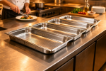 Bac gastronorme - 1/1 GN - 200 MM - Perforé - acier inoxydable - G-Line 77470 €28.99 Bacs GN perforés