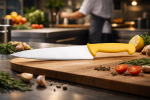 Couteau de chef - HACCP - Manche jaune - L 25 CM - G-Line 77055 €6.59 Couteaux