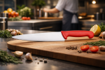Couteau de chef - HACCP - Manche rouge - L 25 CM - G-Line 77053 €6.59 Couteaux