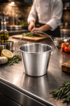Seau Mini - 0,9 litre - inox - Ø 12 x H 12 CM - G-Line 77080 €4.95 Présentation
