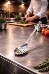Cuillère de service - Perforée - acier inoxydable - L 40 CM - G-Line 77130 €8.95 Opschep lepels
