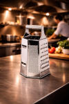 Râpe - 6 faces - inox - H 19 CM - G-Line 77031 €4.95 Râper/presser/couper