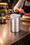 Poubelle de table - 1,5 litre - Acier inoxydable - Ø 12 x H 16 cm - G-Line 77314 €9.95 Poubelles de table