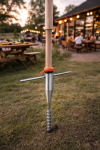 Support de parasol - Métal - H 57 x L 8,5 x P 7 cm - G-Line 17925 €11.95 Parasols de restauration