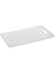 Planche à découper - Rainure à jus - Anneau de suspension - Blanche - Plastique - L 25 x P 15 cm - G-Line 18136 €1.99 Lames de coupe / planches à découper