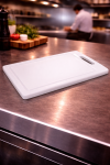 Planche à découper - HACCP - Canal à jus - Blanche - 1/2 GN - G-Line 69528 €7.49 Lames de coupe / planches à découper