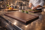 Planche à découper - HACCP - Rainure à jus - Brune - 1/2 GN - G-Line 69529 €7.49 Lames de coupe / planches à découper
