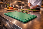 Planche à découper - HACCP - Canal à jus - Vert - 1/2 GN - Ligne G 69530 €7.49 Lames de coupe / planches à découper