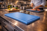 Planche à découper - HACCP - Rainure à jus - Bleue - 1/2 GN - G-Line 69533 €7.49 Lames de coupe / planches à découper