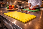 Planche à découper - HACCP - Canal à jus - Vert - 1/2 GN - Ligne G 69536 €11.95 Lames de coupe / planches à découper