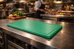 Planche à découper - HACCP - Canal à jus - Vert - 1/1 GN - G-Line 69548 €20.95 Lames de coupe / planches à découper