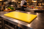 Planche à découper - HACCP - Rainure à jus - Jaune - 1/1 GN - G-Line 69549 €20.95 Lames de coupe / planches à découper