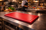 Planche à découper - HACCP - Rainure à jus - Rouge - 1/1 GN - G-Line 69550 €20.95 Lames de coupe / planches à découper