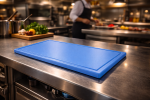 Planche à découper - HACCP - Rainure à jus - Bleue - 1/1 GN - G-Line 69551 €20.95 Lames de coupe / planches à découper