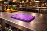 Planche à découper - HACCP - Canal à jus - Violet - 1/2 GN - G-Line 69553 €7.49 Lames de coupe / planches à découper