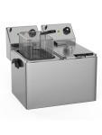 Friteuse - électrique - modèle de table - 2 x 8 L - acier inoxydable - 230V - G-Line HW-021224 €189.00 Friteuses 230 volts