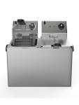Friteuse - électrique - modèle de table - 2 x 8 L - acier inoxydable - 230V - G-Line HW-021224 €189.00 Friteuses 230 volts